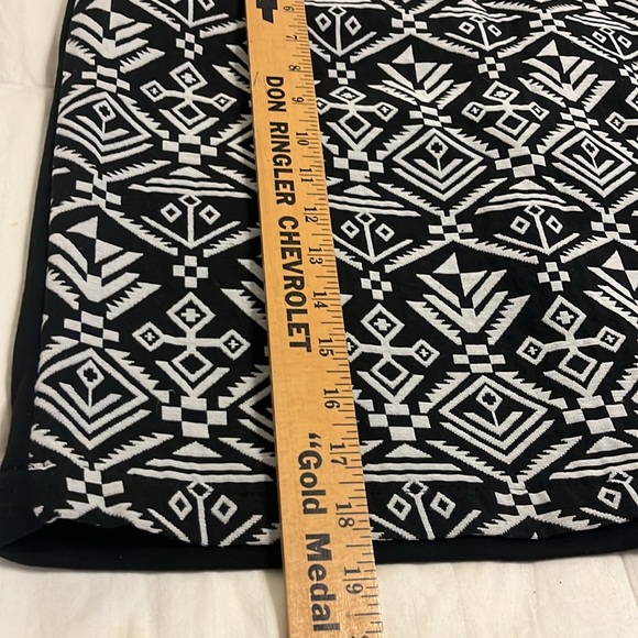 Pixley Business Career Skirt Size XL Black Gray Aztec - Picture 7 of 7